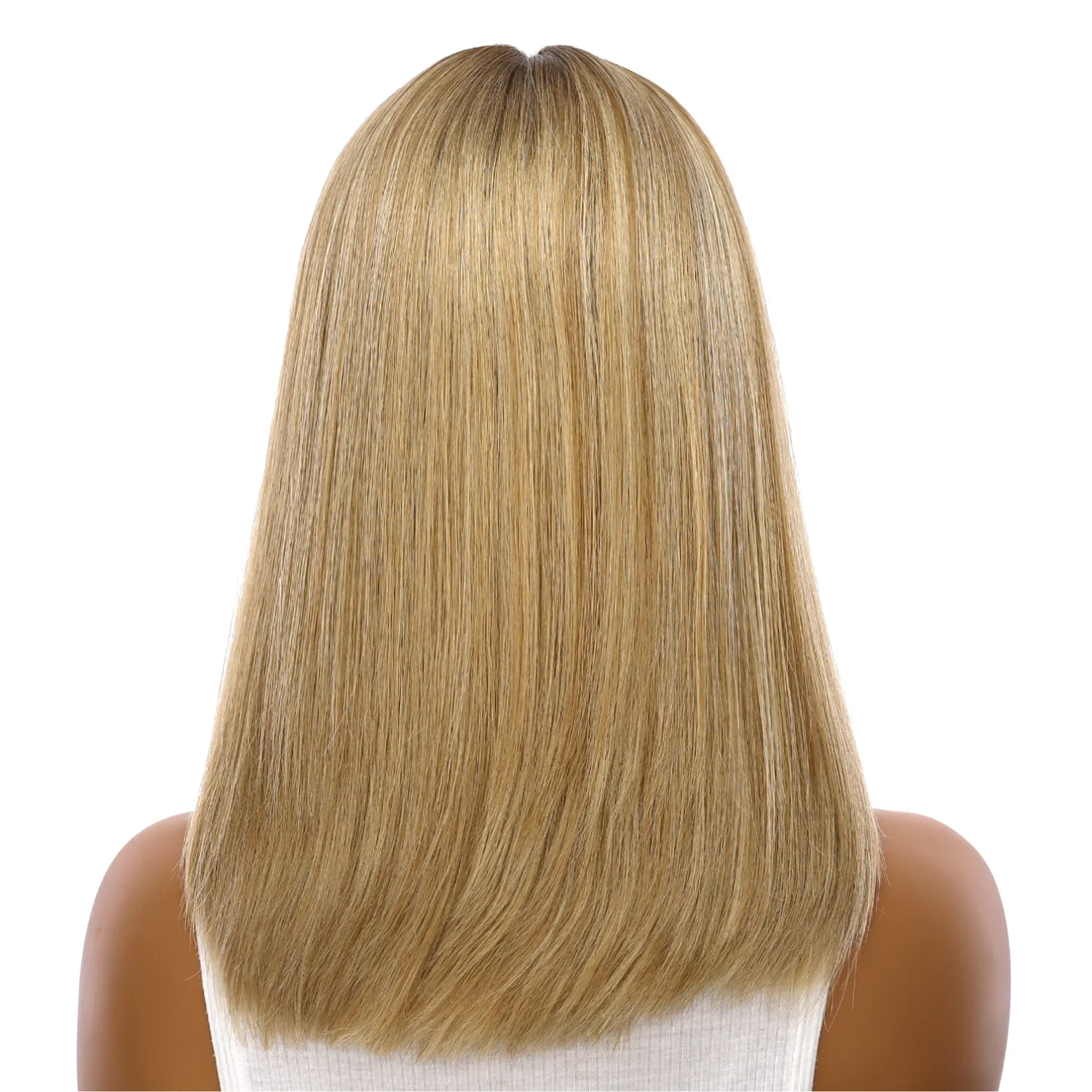16" Naomi Silk Top Wig Ash Blonde - Image 3