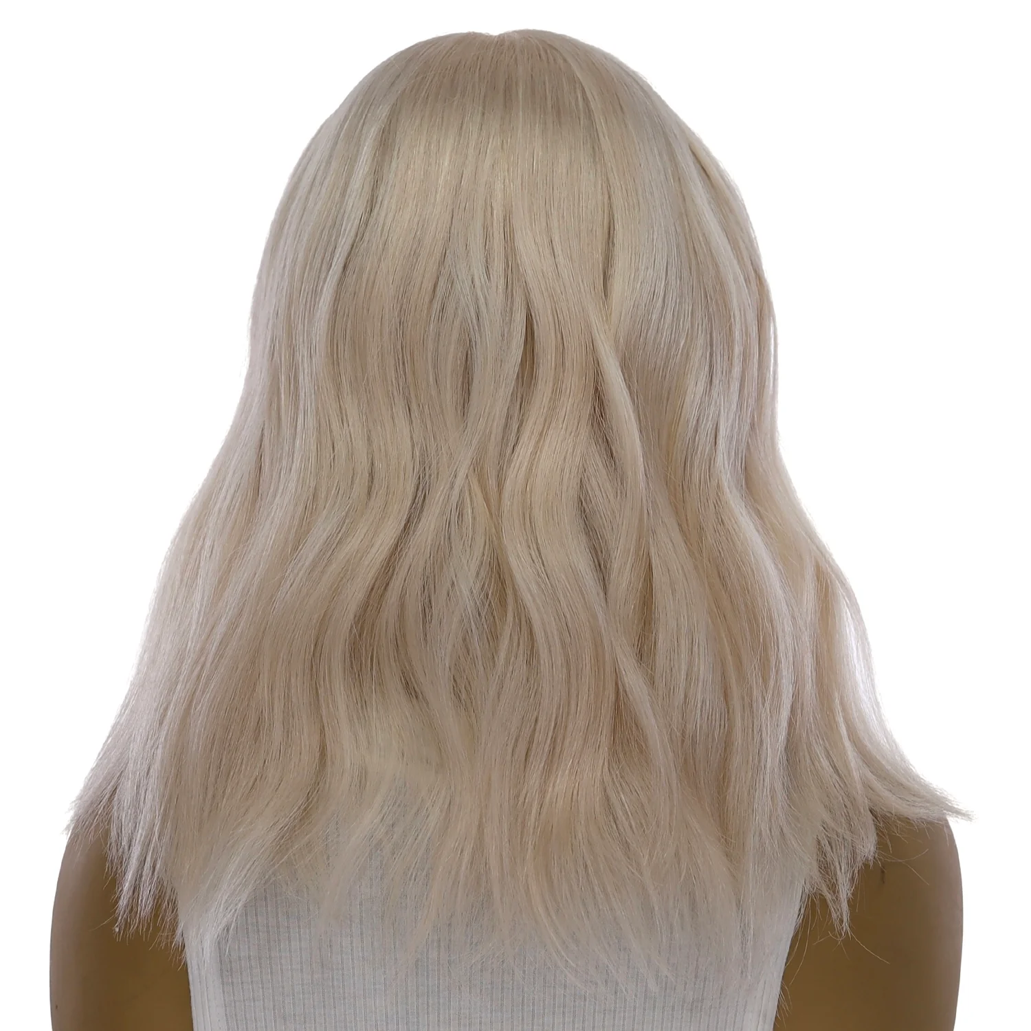 16" Princess Silk Top Wig Ice Blonde - Image 3
