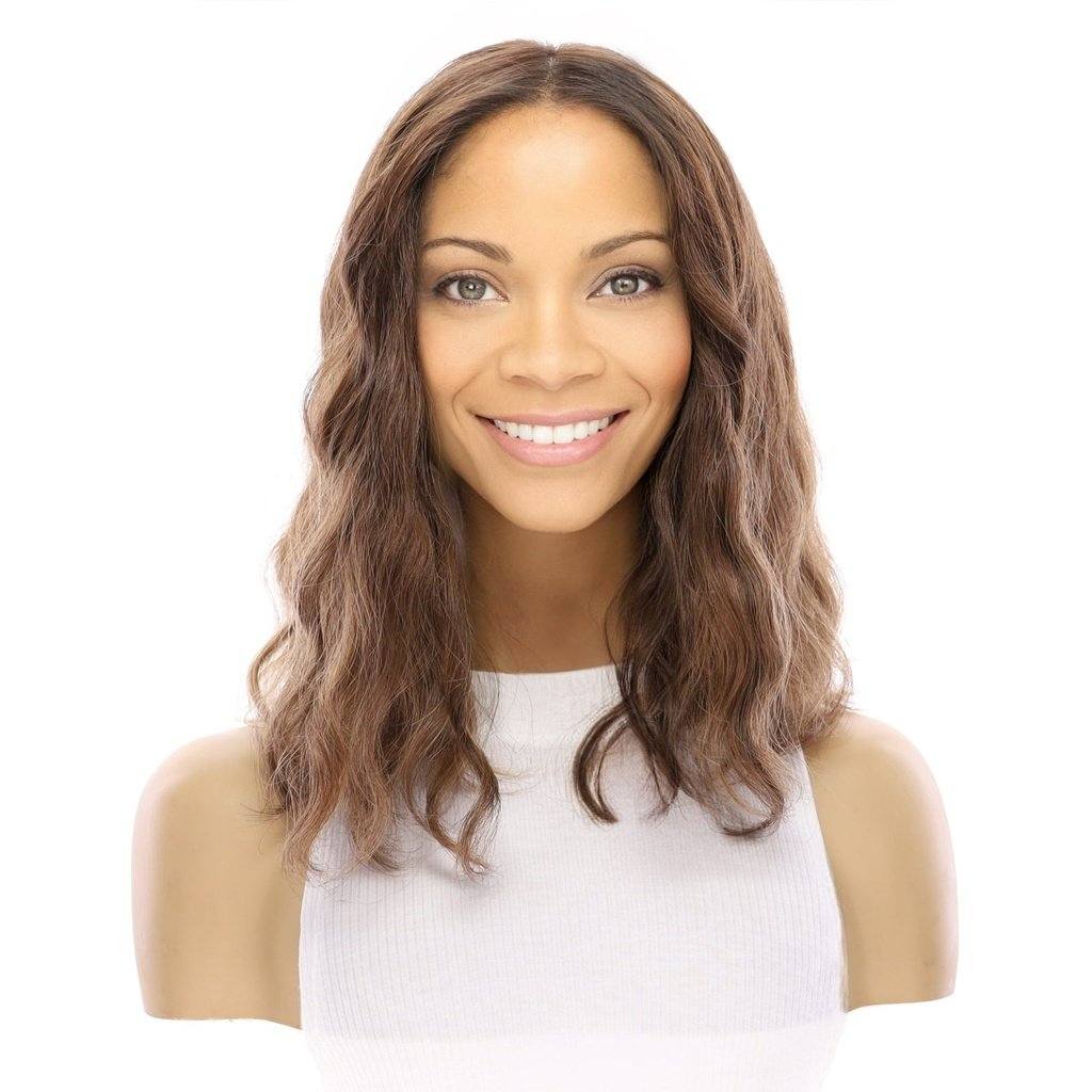 16" Princess Silk Top Wig Medium Brown Babylight Wavy - Image 2