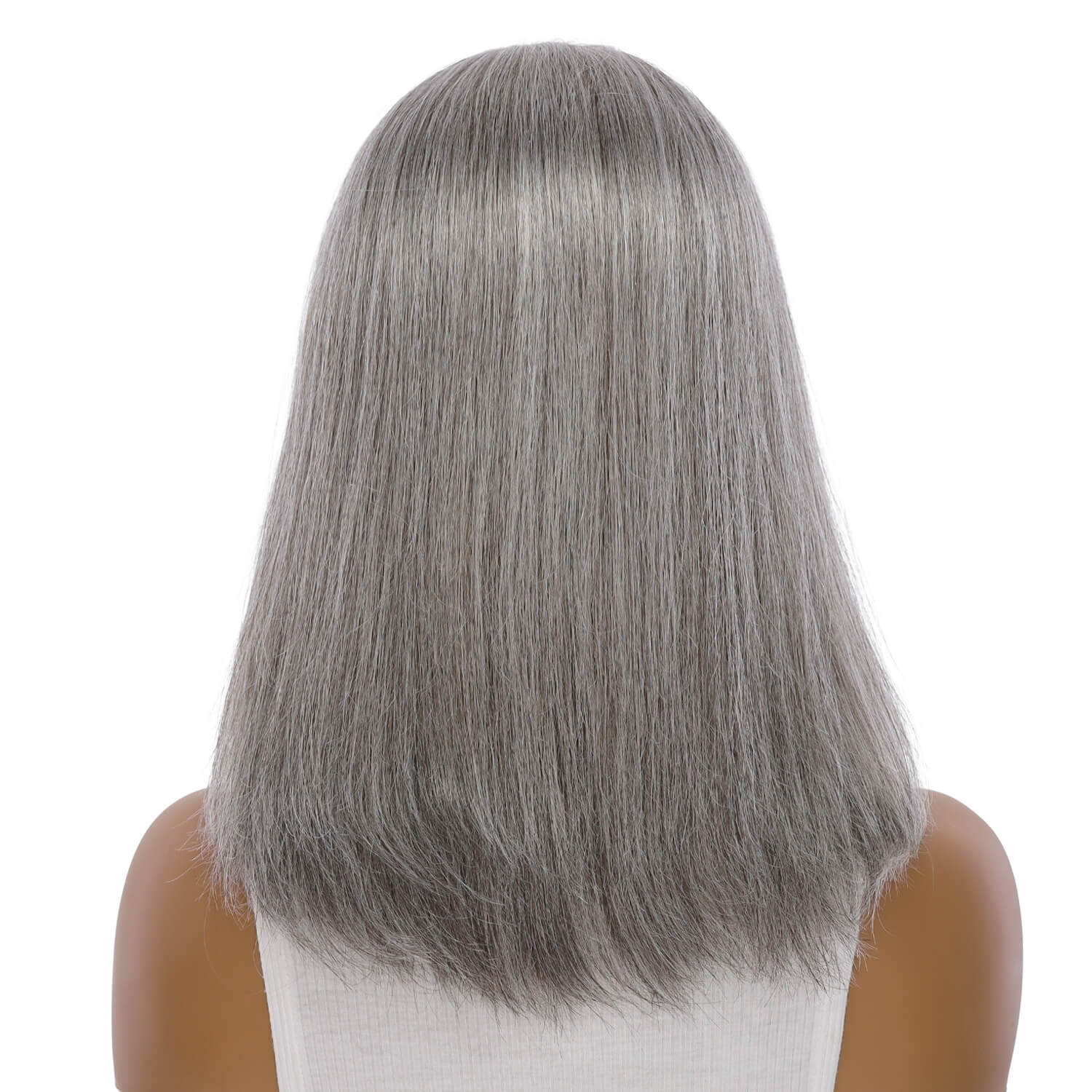 16" Princess Silk Top Wig Silver Fox - Image 3