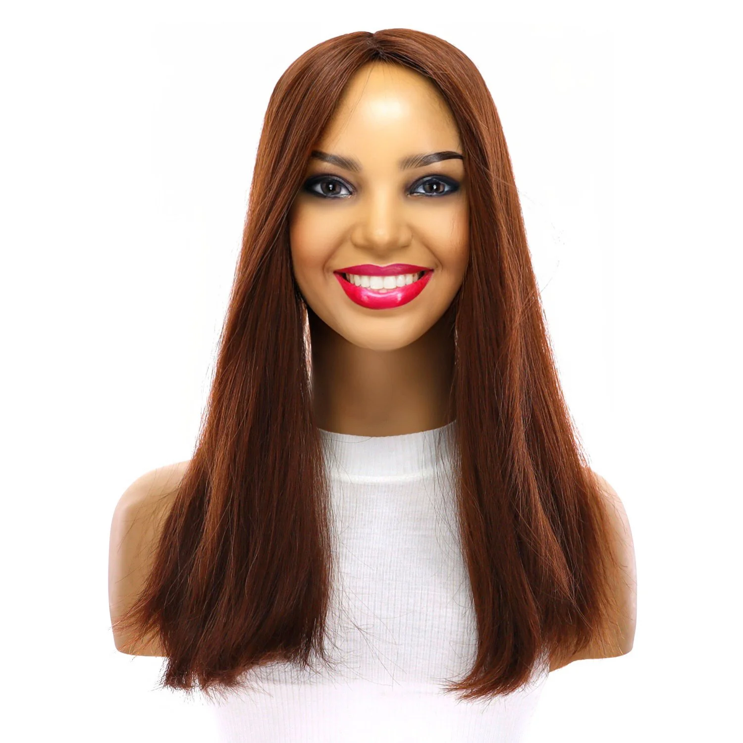 18" Emerald Silk Top Topper Auburn - Image 2