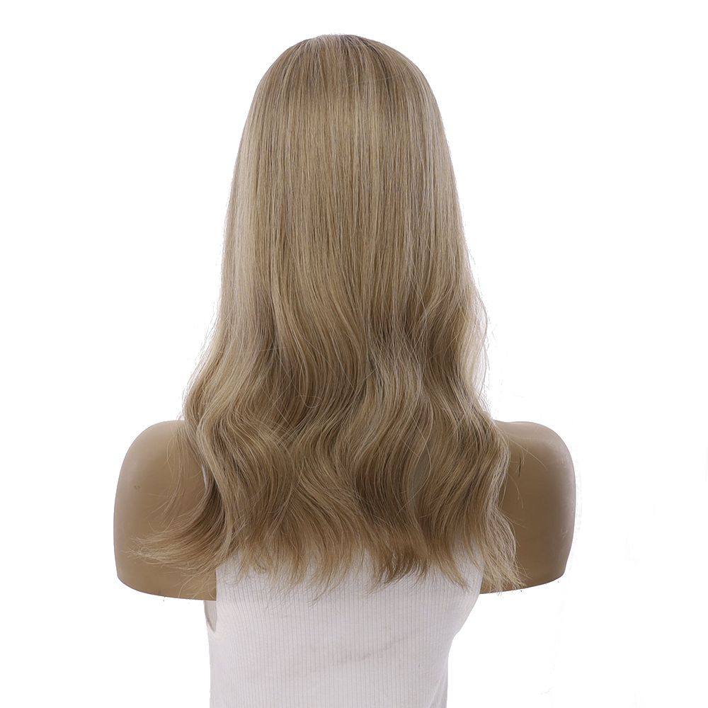 18" Emerald Silk Top Topper Ash Blonde - Image 5
