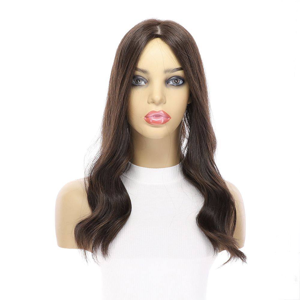18" Emerald Silk Top Topper Dark Brown - Image 3
