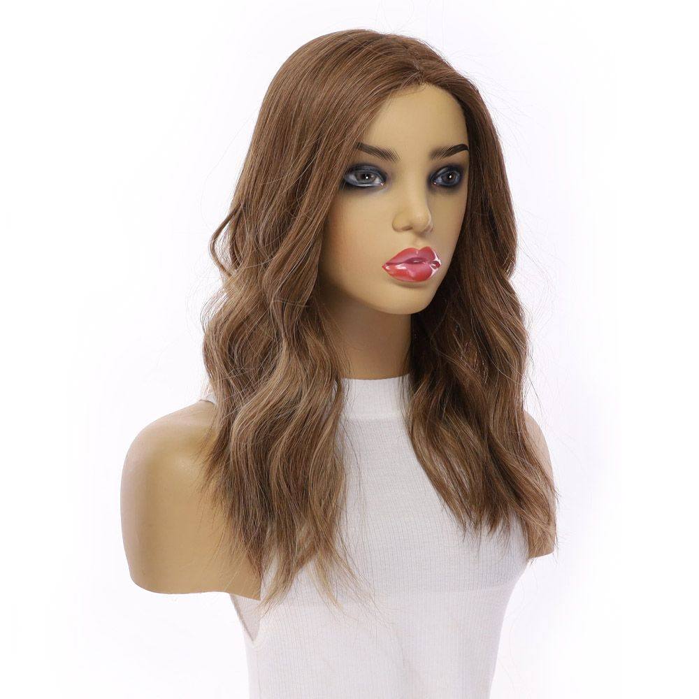 18" Princess Silk Top Wig Light Brown Babylight - Image 3
