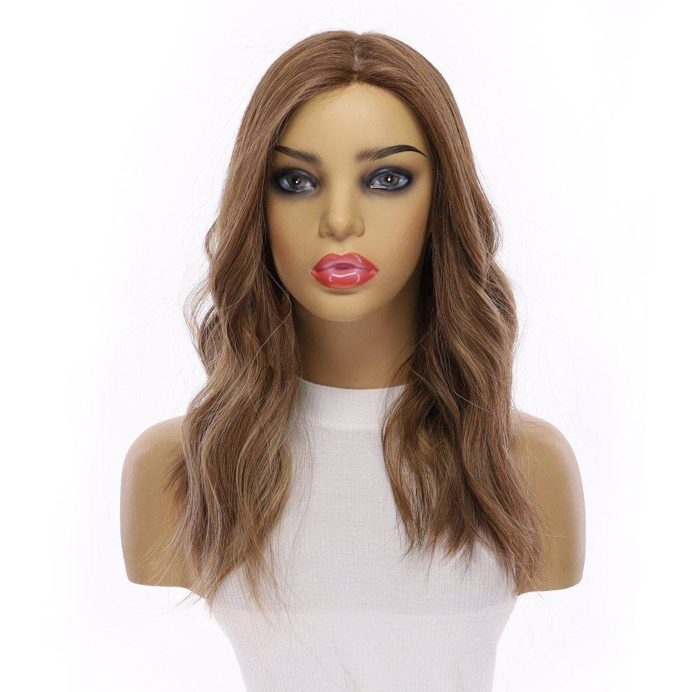 18" Princess Silk Top Wig Light Brown Babylight - Image 4