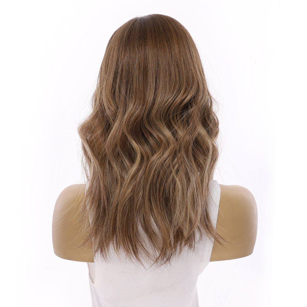 18" Princess Silk Top Wig Light Brown Babylight - Image 6