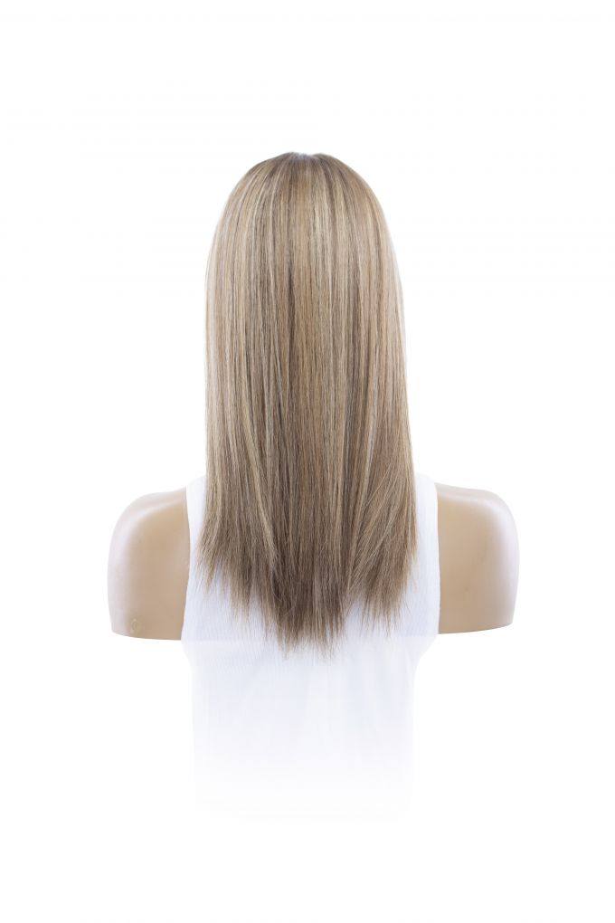 18" Princess Silk Top Wig Medium Blonde - Image 5