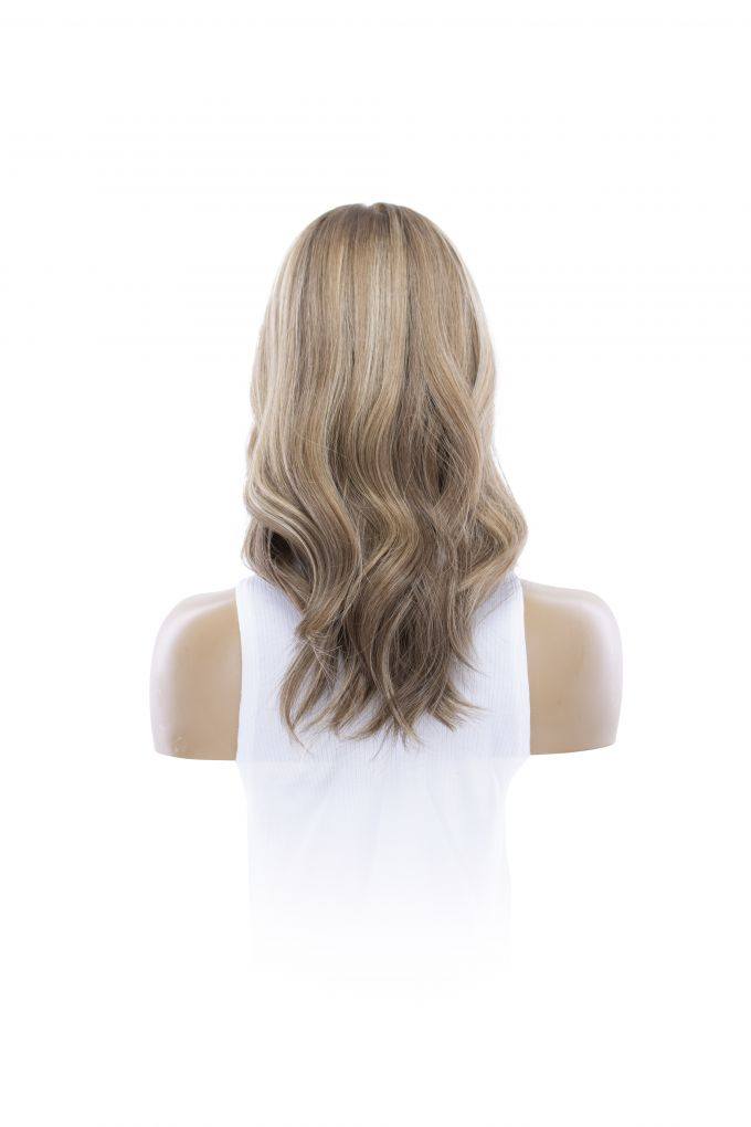 18" Princess Silk Top Wig Medium Blonde - Image 8