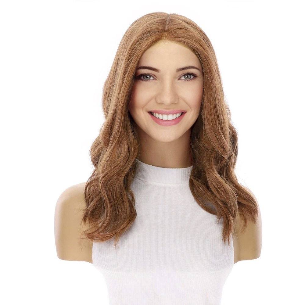 18" Princess Silk Top Wig Strawberry Blonde - Image 2