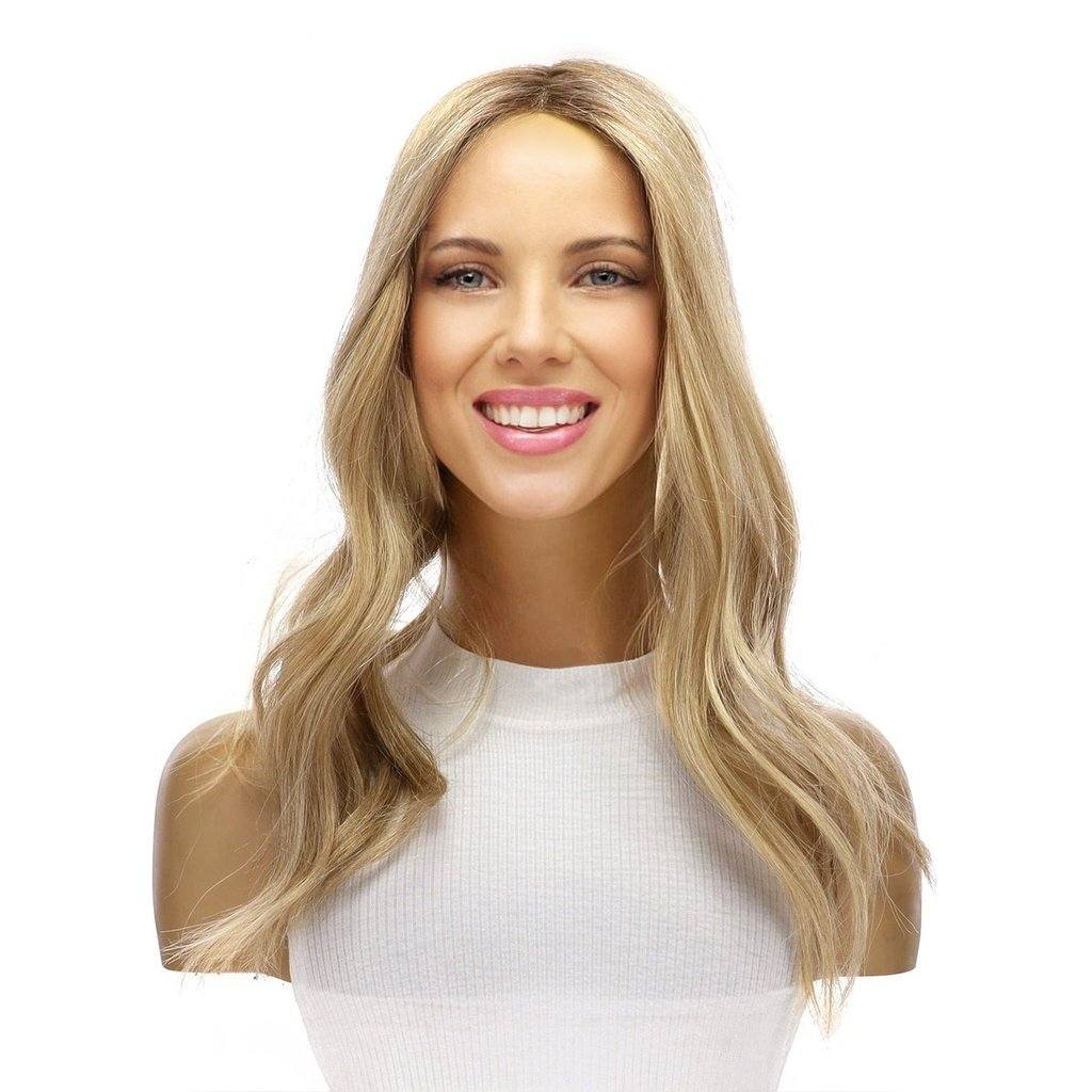 18" Topaz Lace Top Topper Ash Blonde - Image 3