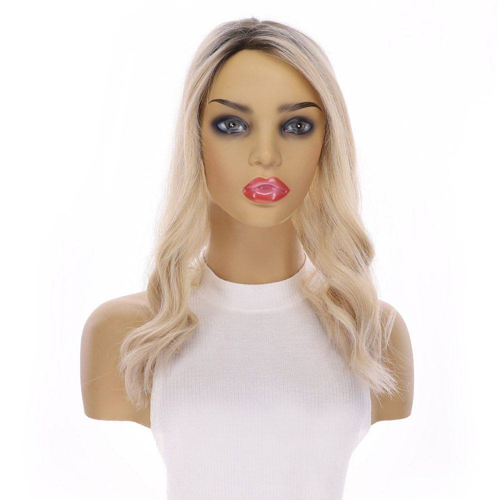 18" Topaz Lace Top Topper Platinum Blonde w/ Partial Rooting - Image 3
