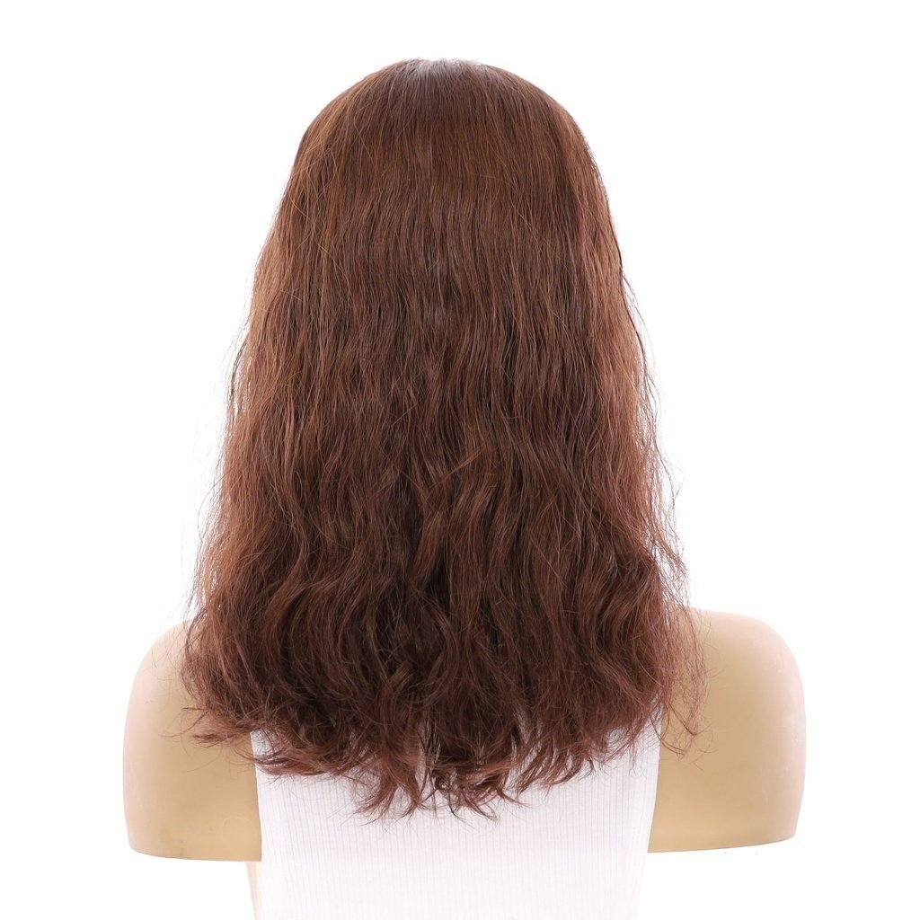 18" Princess Silk Top Wig Auburn Wavy - Image 3