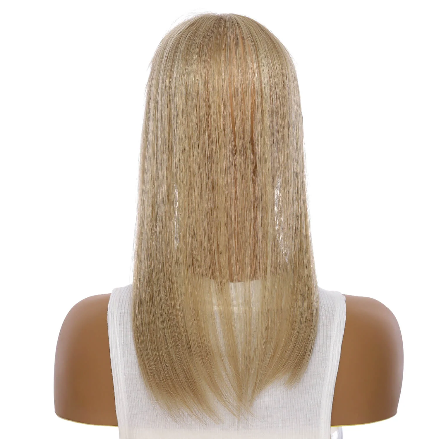 18" Topaz Lace Top Topper Ash Blonde w/ No Rooting - Image 3