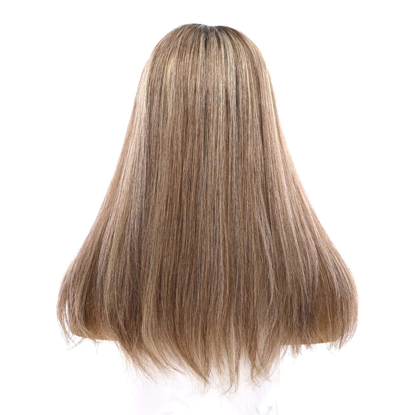 18" Topaz Lace Top Topper Ashy Blonde w/ Highlights - Image 3