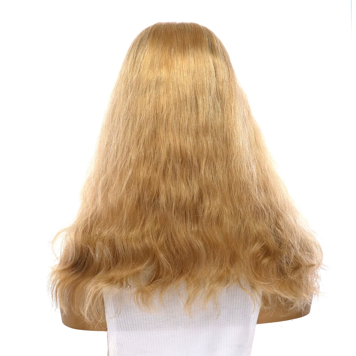 18" Topaz Lace Top Topper Golden Blonde Wavy - Image 3