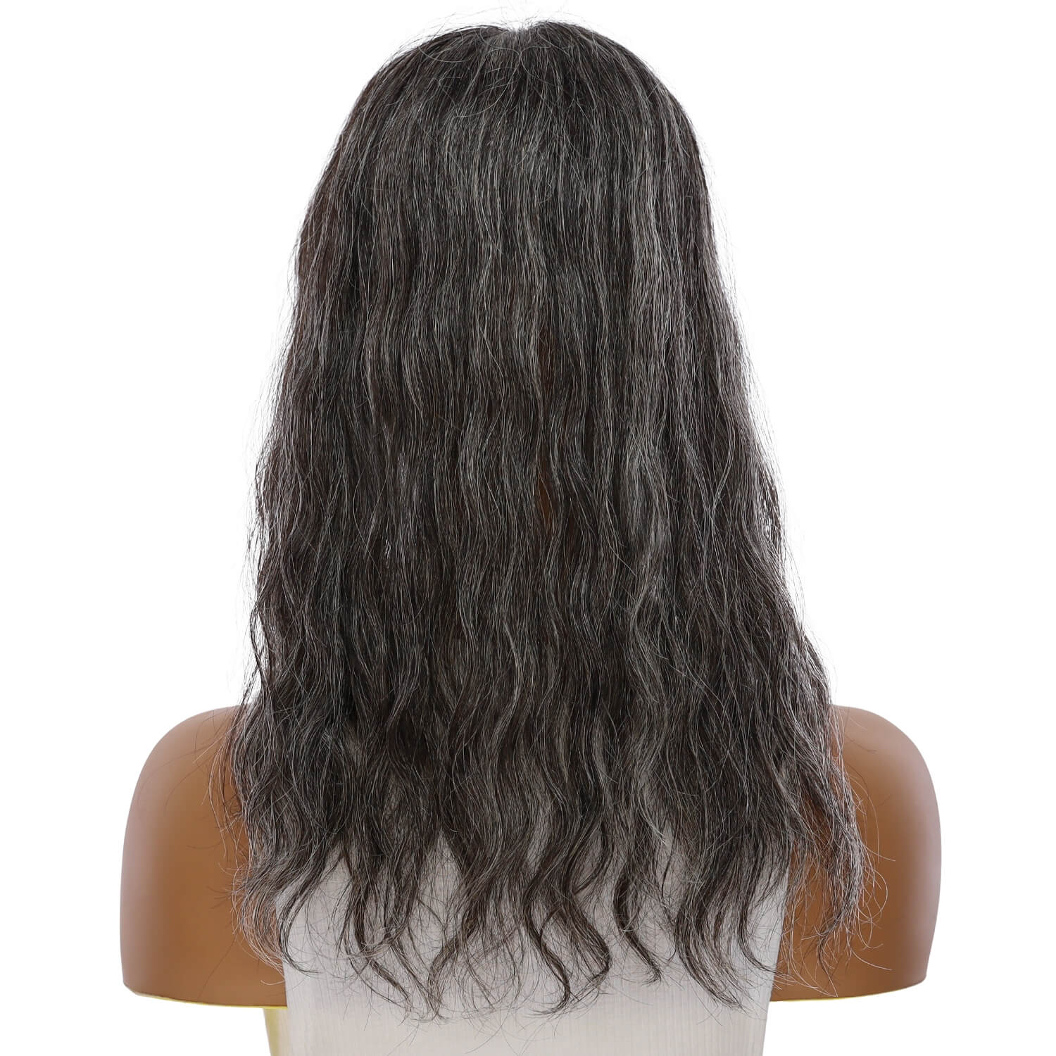 18" Topaz Lace Top Topper Grey B (More Grey) Wavy - Image 3