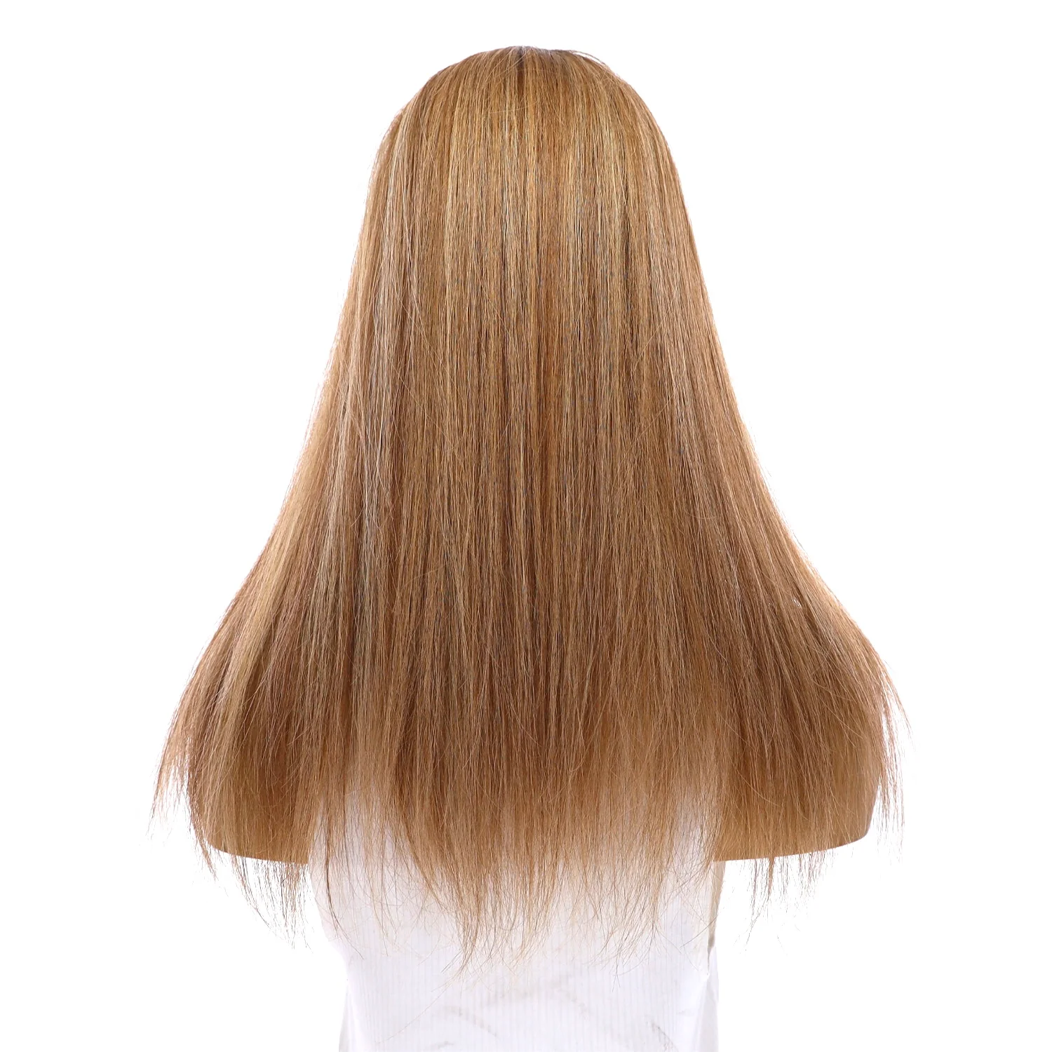 18" Topaz Lace Top Topper Medium Blonde w/ Highlights - Image 3