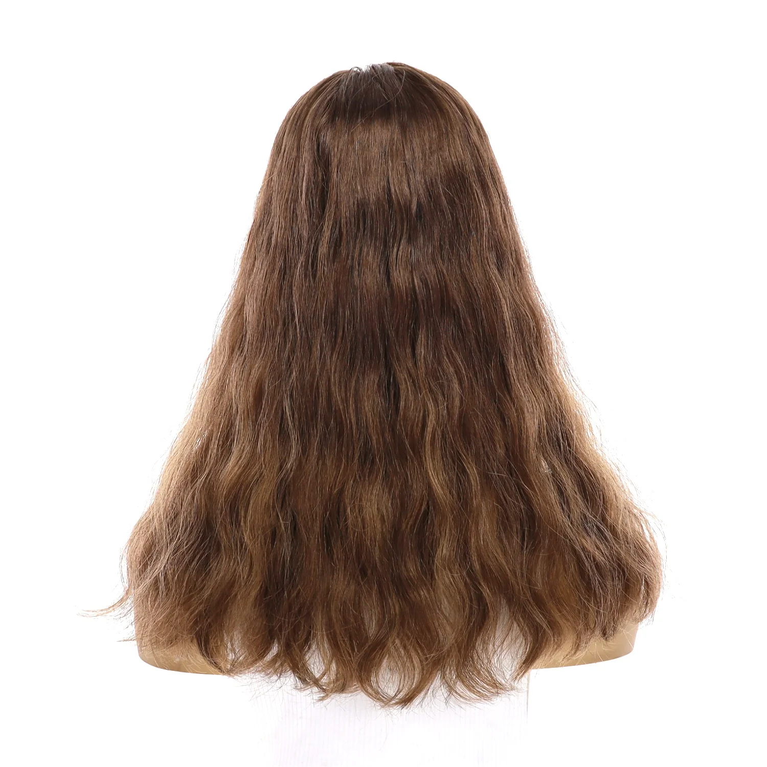 18" Topaz Lace Top Topper Medium Brown Babylight Wavy - Image 2