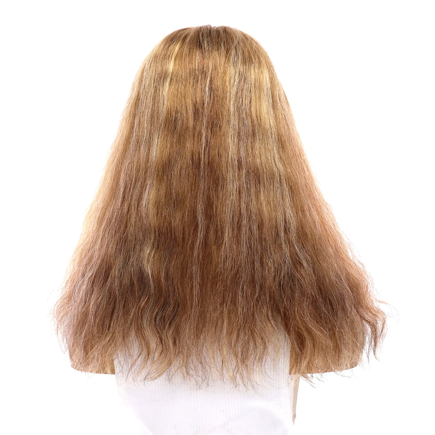18" U-Shape Topper Medium Blonde Wavy - Image 3