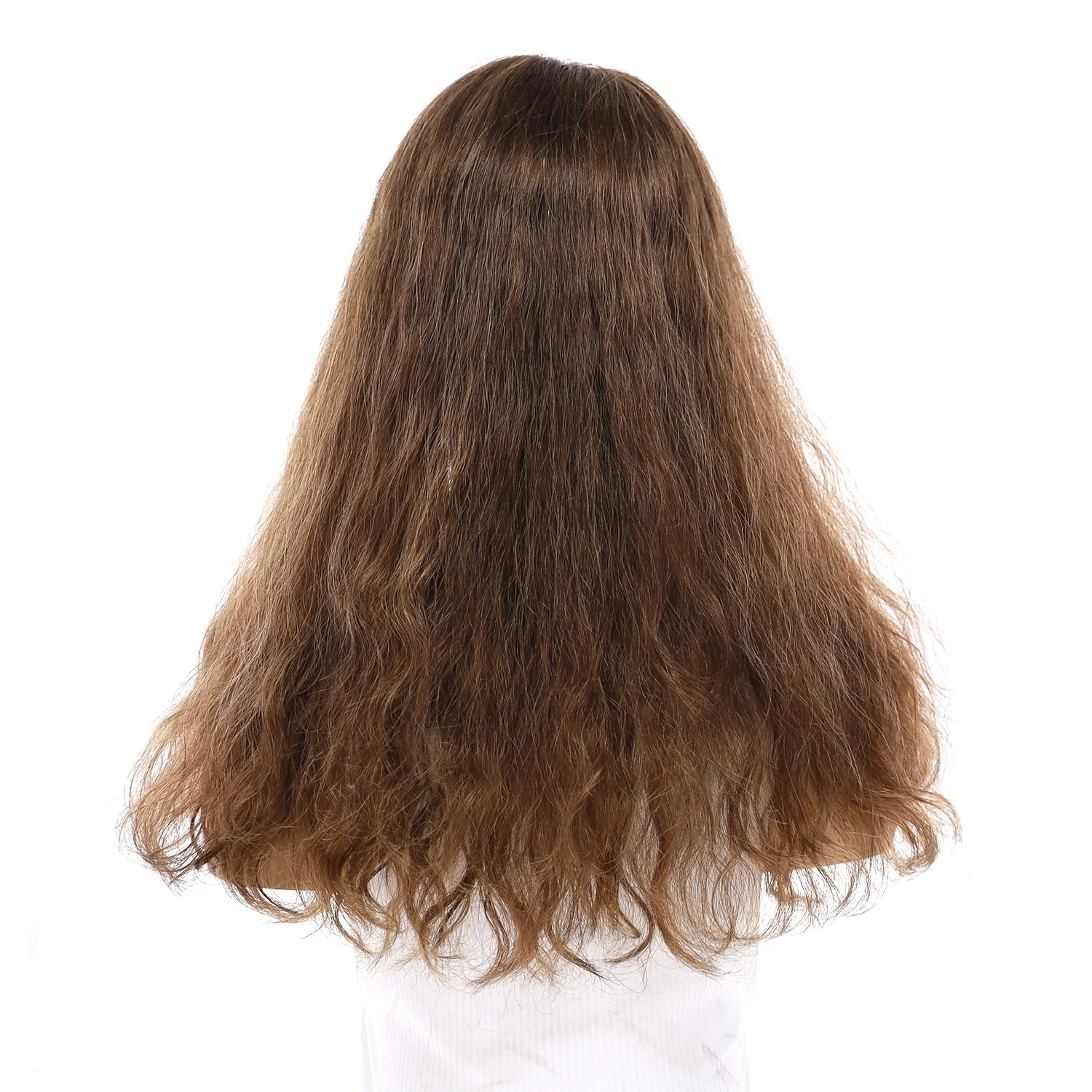 18" U-Shape Topper Medium Brown Babylight Wavy - Image 3