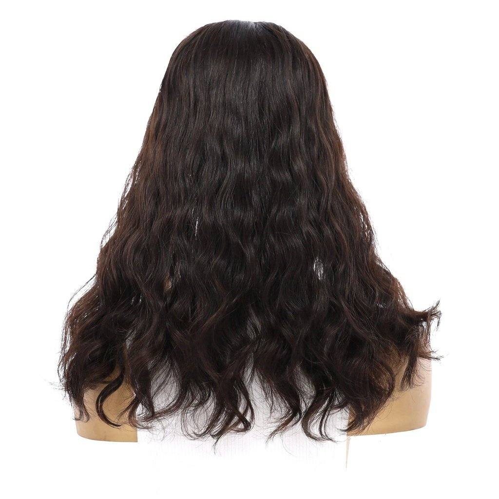 18" U-Shape Topper Soft Black Wavy - Image 3
