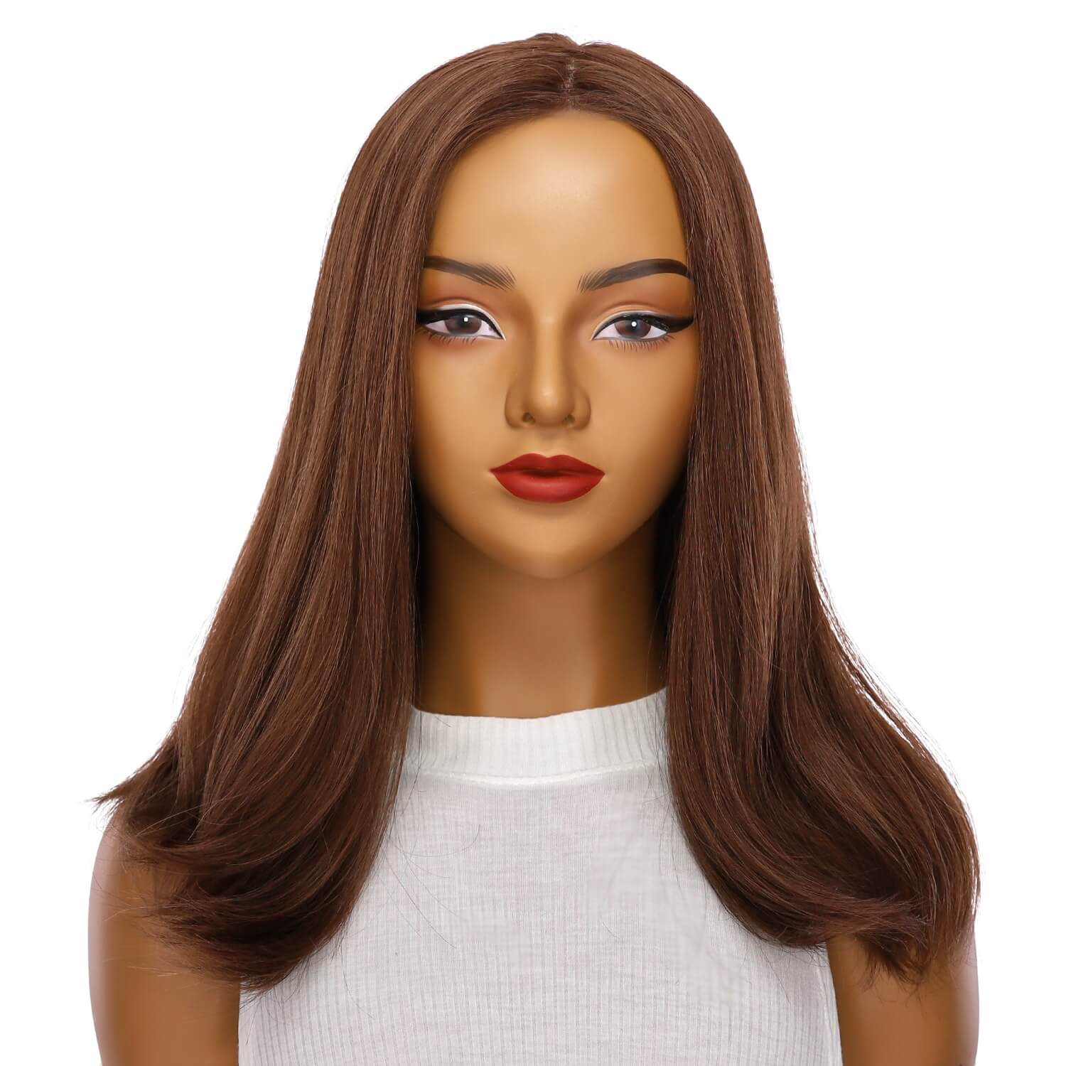 19" Nicole Silk Top Wig Auburn - Image 2