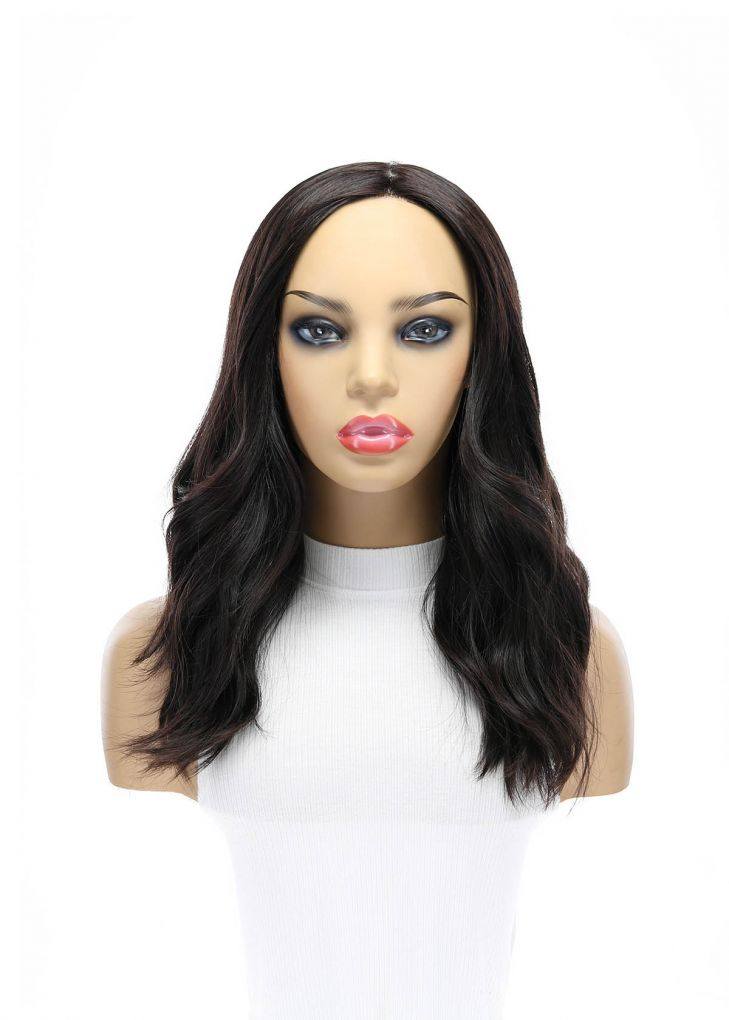 19" Nicole Silk Top Wig Soft Black - Image 3