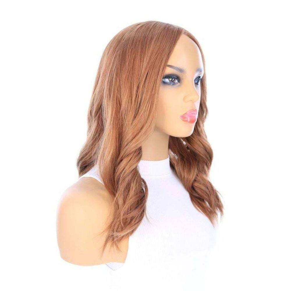 19" Nicole Silk Top Wig Strawberry Blonde - Image 3