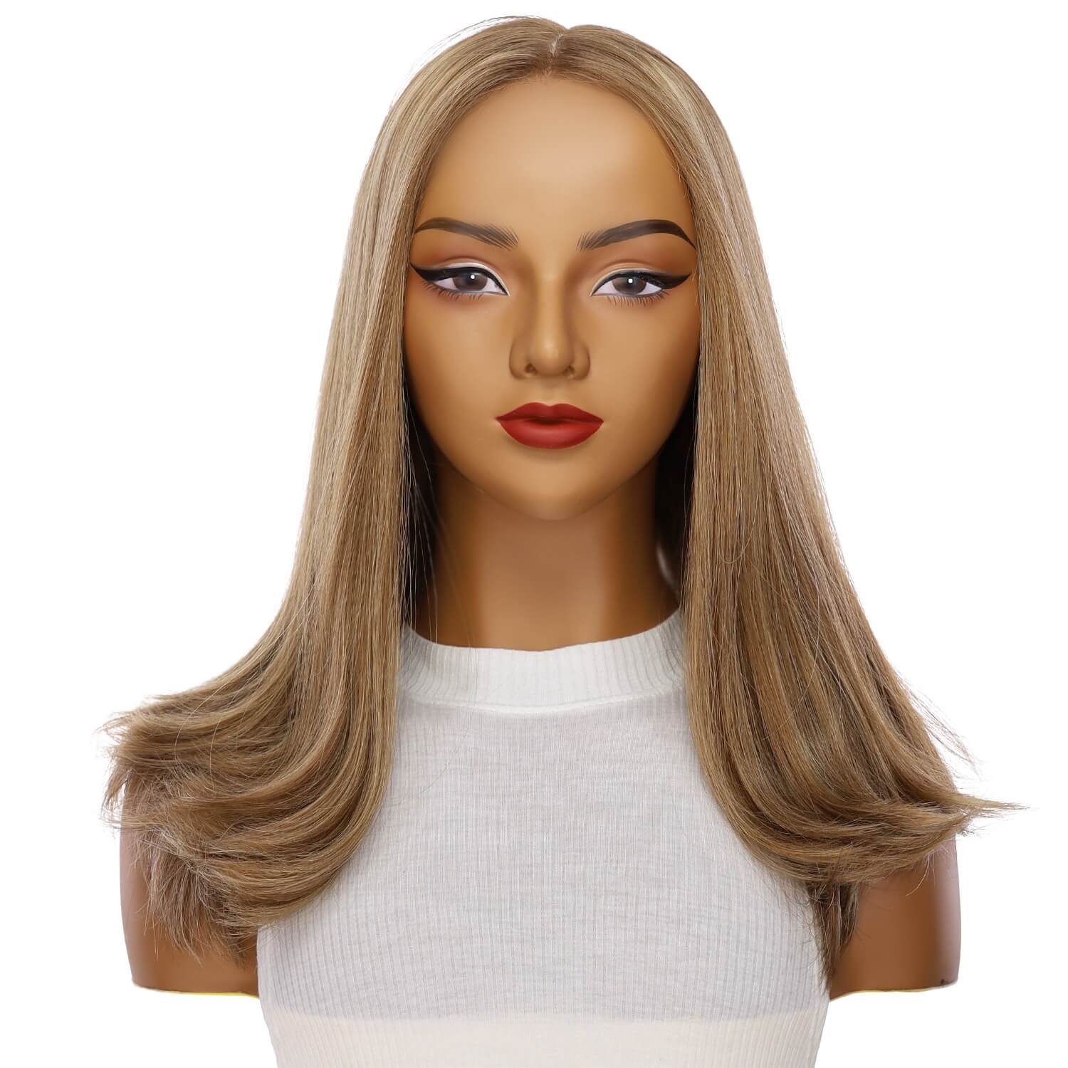 19" Nicole Silk Top Wig Medium Blonde - Image 2