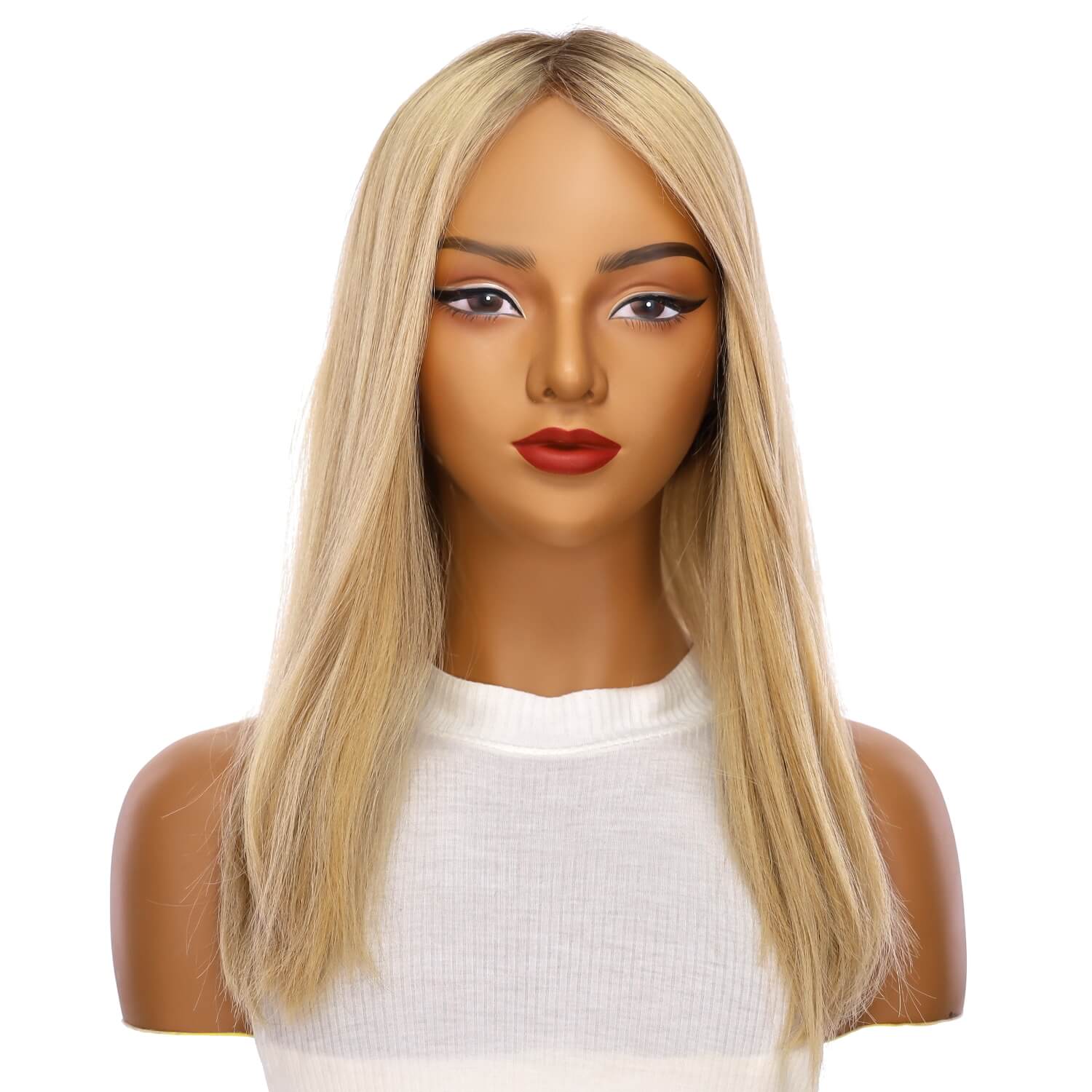 19" Nicole Silk Top Wig Golden Blonde - Image 2