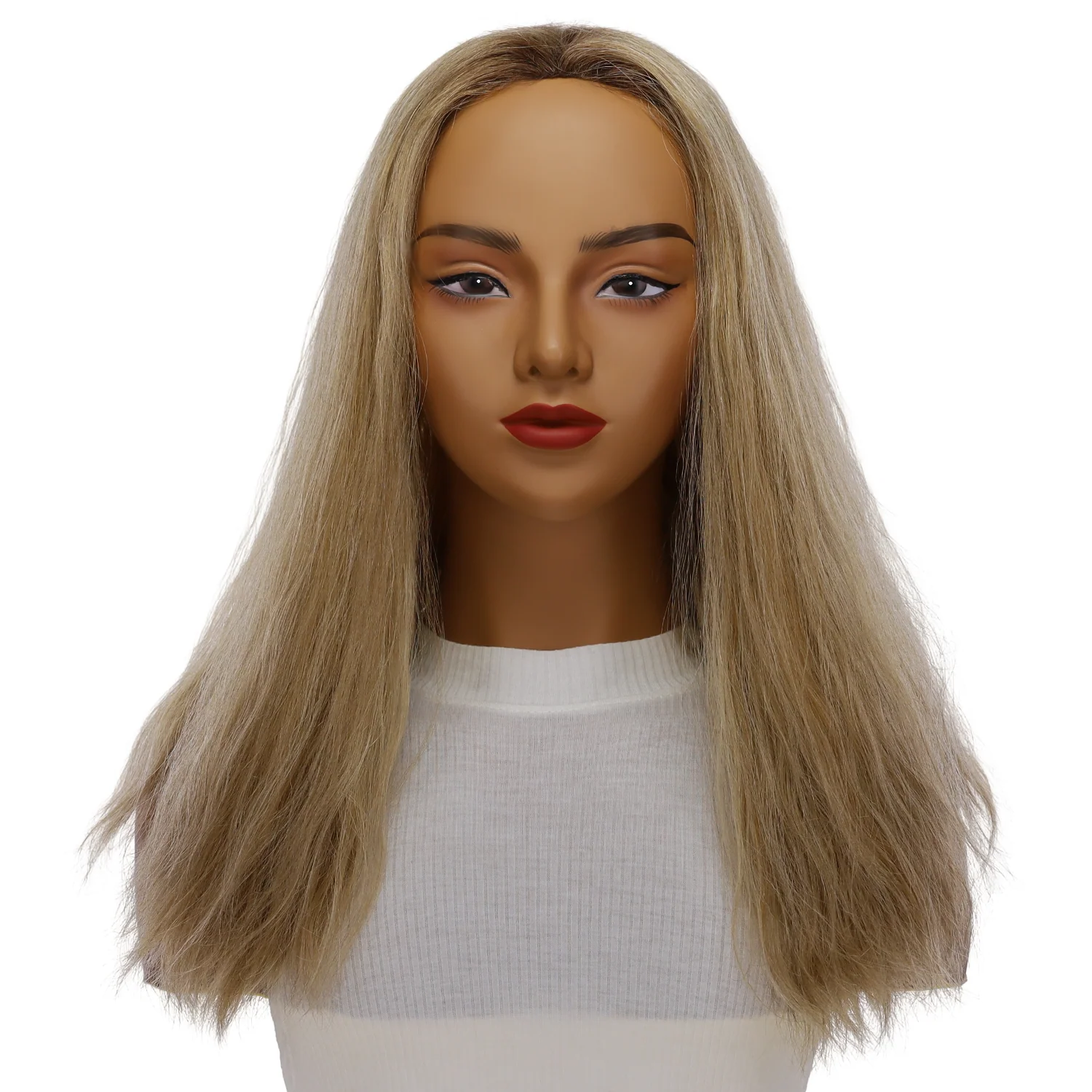 20" 3/4 Bandfall Wig Ash Blonde Wavy - Image 2