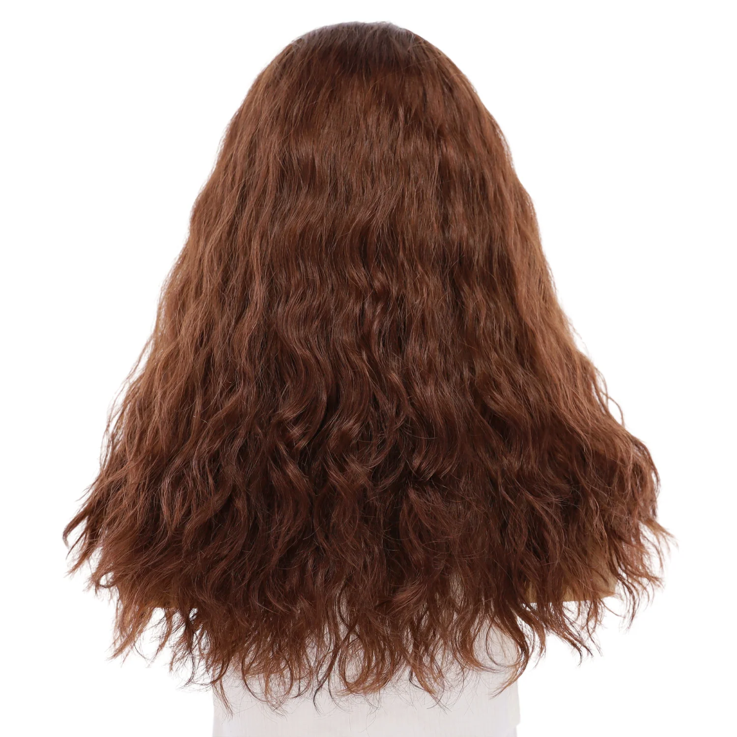 20" 3/4 Bandfall Wig Auburn Wavy - Image 3