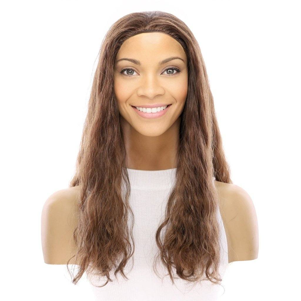 20" 3/4 Bandfall Wig Medium Brown Babylight Wavy - Image 2