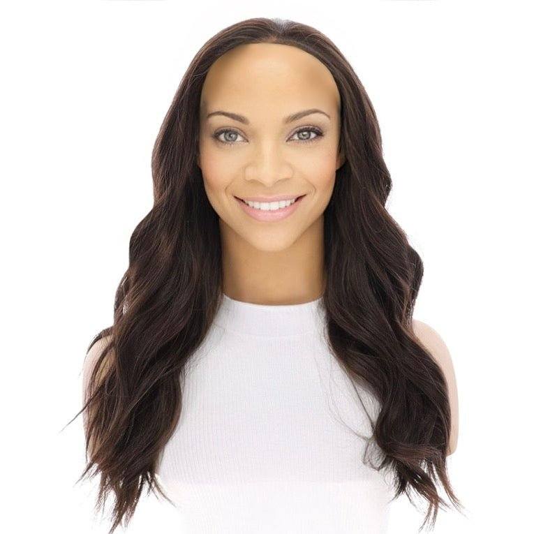 20" 3/4 Bandfall Wig Dark Brown - Image 3