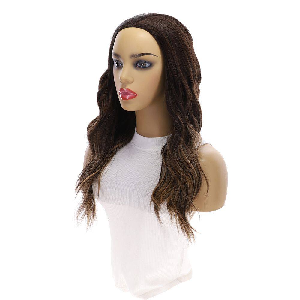 20" 3/4 Bandfall Wig Dark Brown Balayage - Image 5