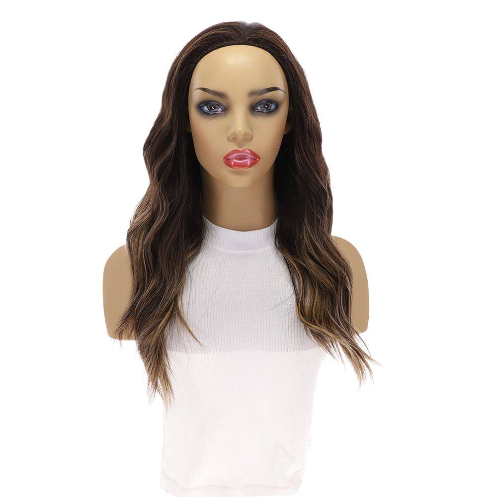 20" 3/4 Bandfall Wig Dark Brown Balayage - Image 6