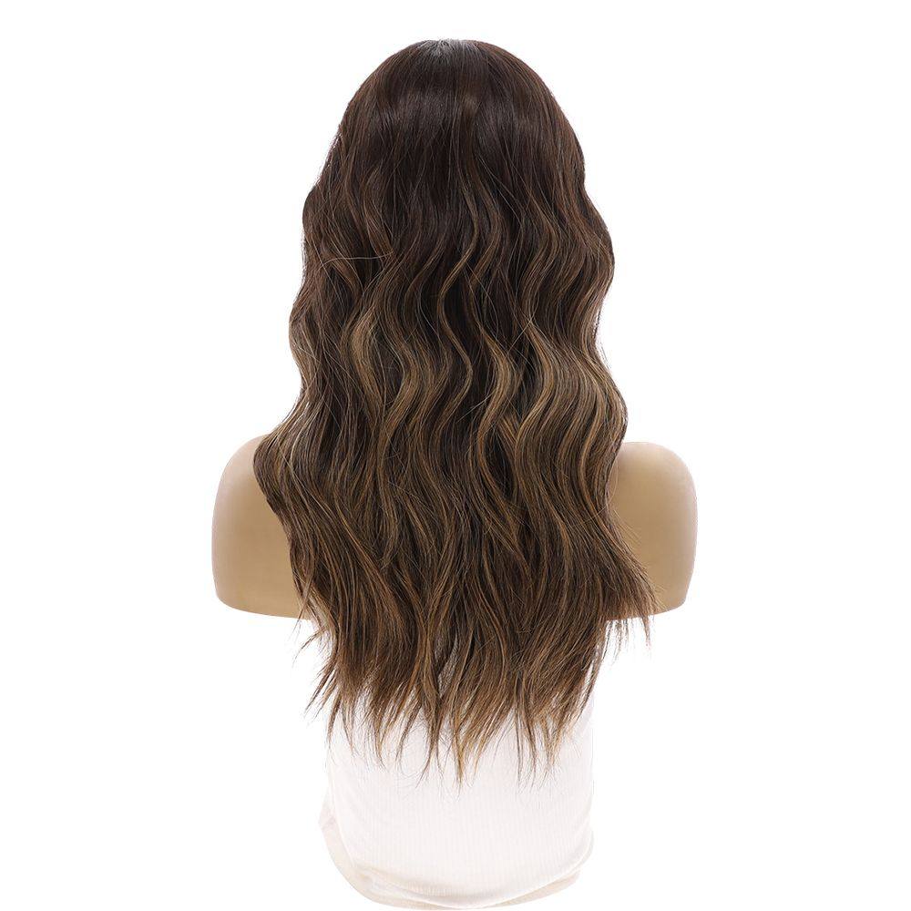 20" 3/4 Bandfall Wig Dark Brown Balayage - Image 7