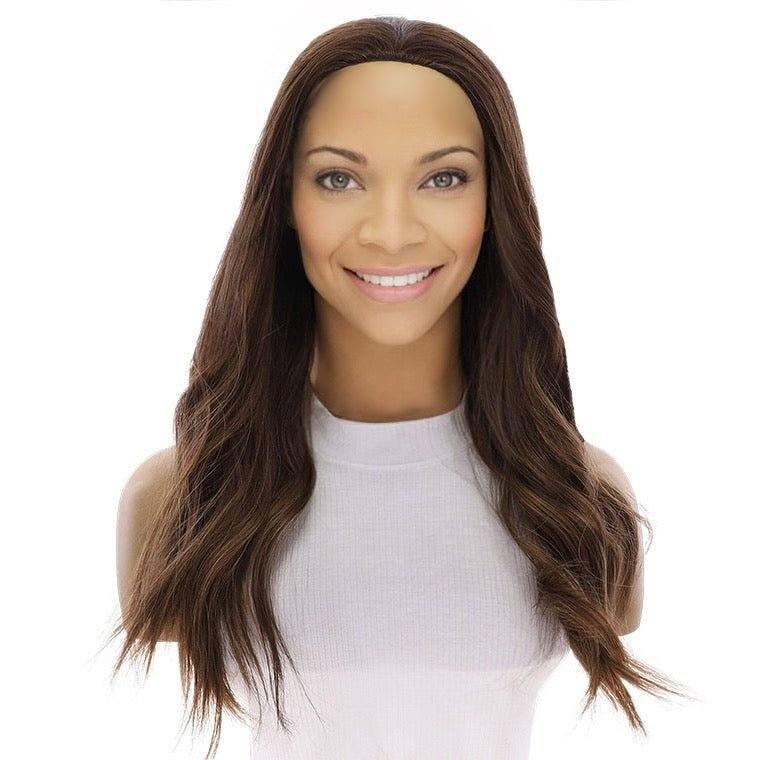 20" 3/4 Bandfall Wig Medium Brown Babylight - Image 3
