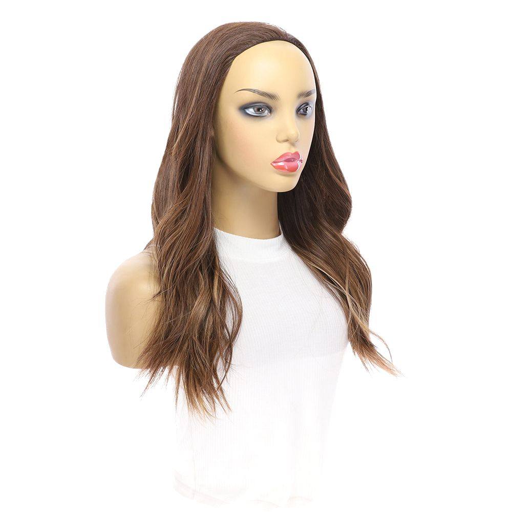 20" 3/4 Bandfall Wig Medium Brown Balayage - Image 4