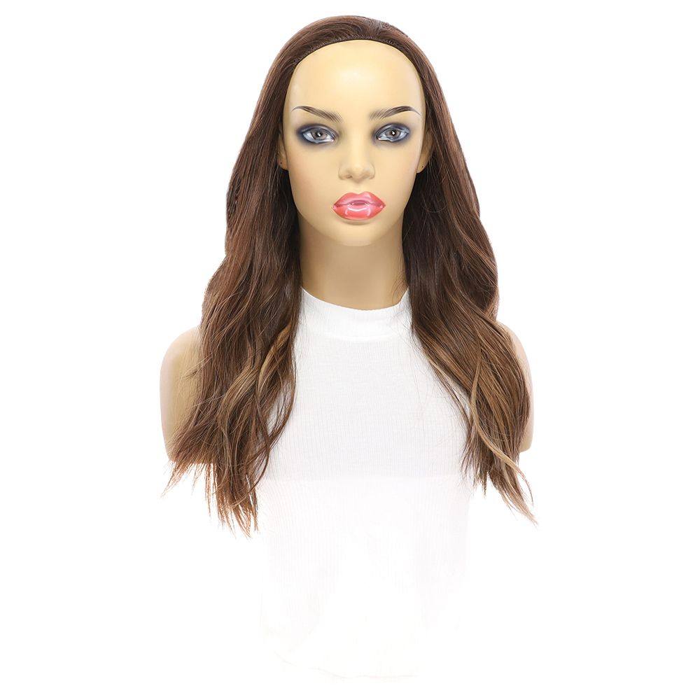 20" 3/4 Bandfall Wig Medium Brown Balayage - Image 6