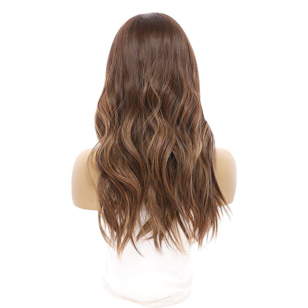 20" 3/4 Bandfall Wig Medium Brown Balayage - Image 7