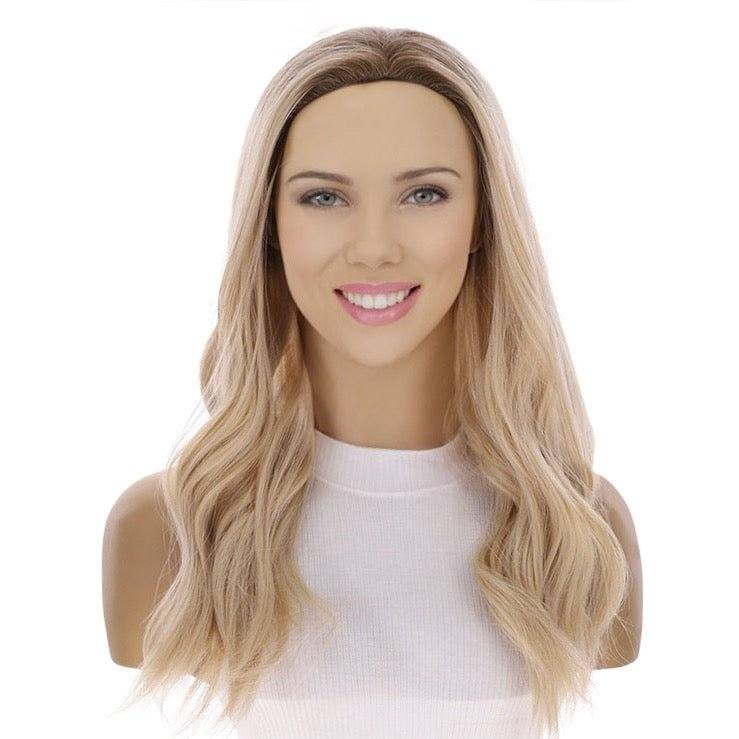 20" 3/4 Bandfall Wig Beige Blonde - Image 3