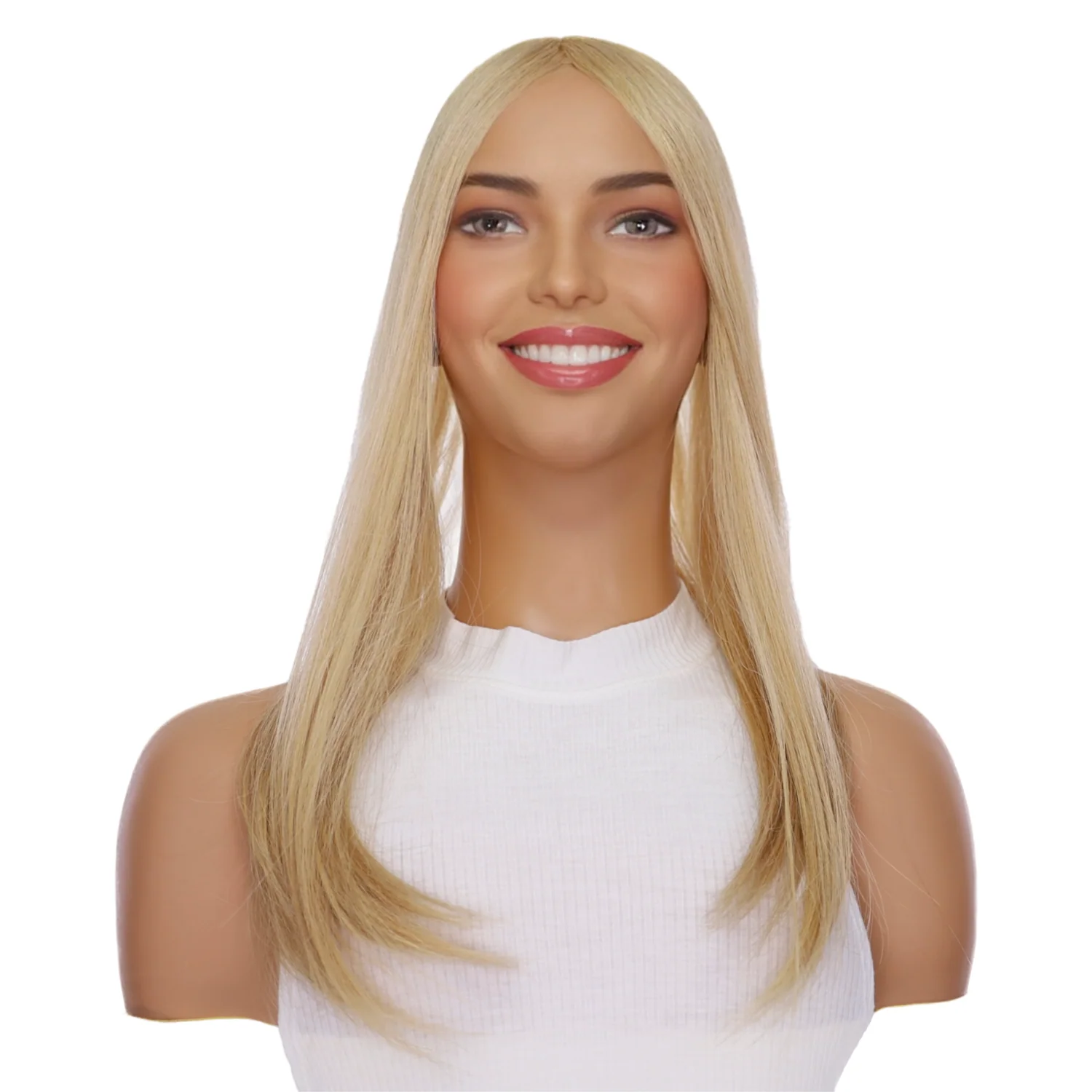 20" Diamond Mono Top Topper Golden Blonde - No Rooting - Image 2