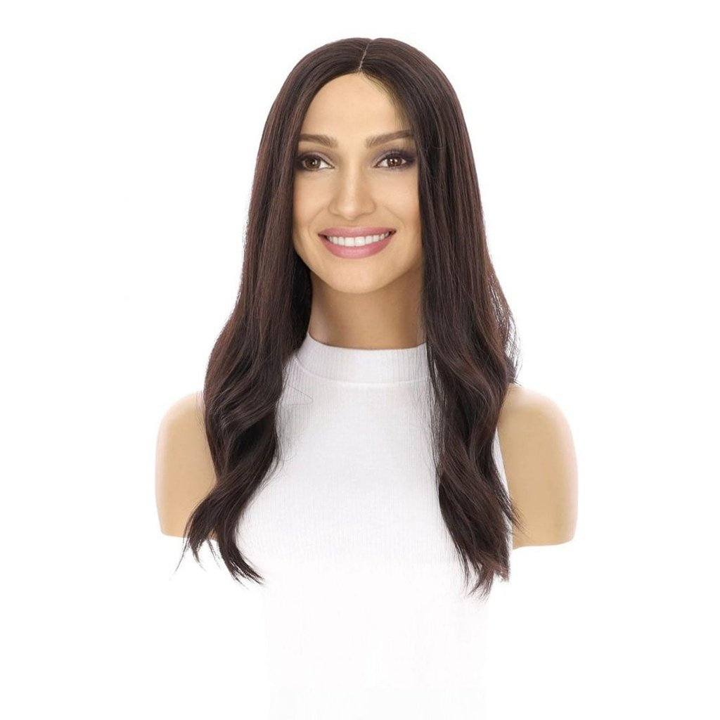 20" Divine Luxe Lace Top Wig #1B Black - Image 5