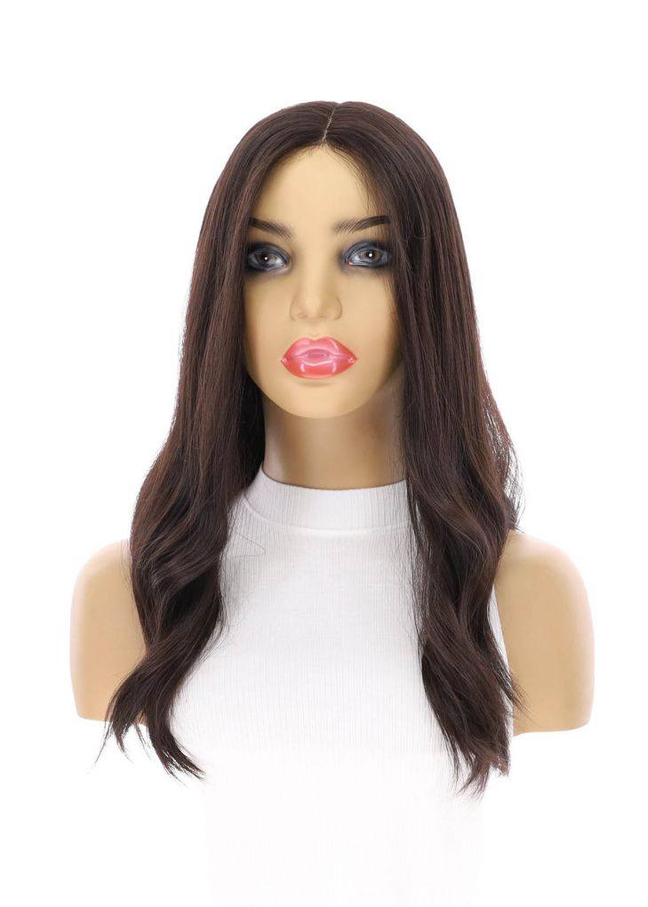 20" Divine Luxe Lace Top Wig #1B Black - Image 7