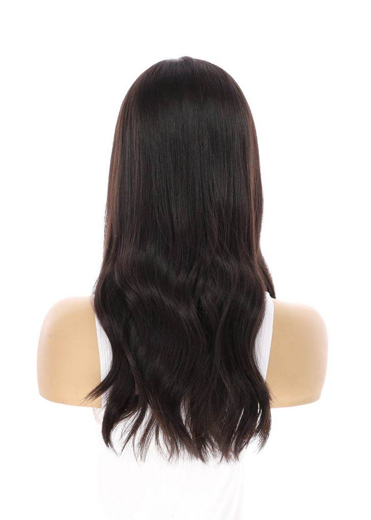 20" Divine Luxe Lace Top Wig #1B Black - Image 9