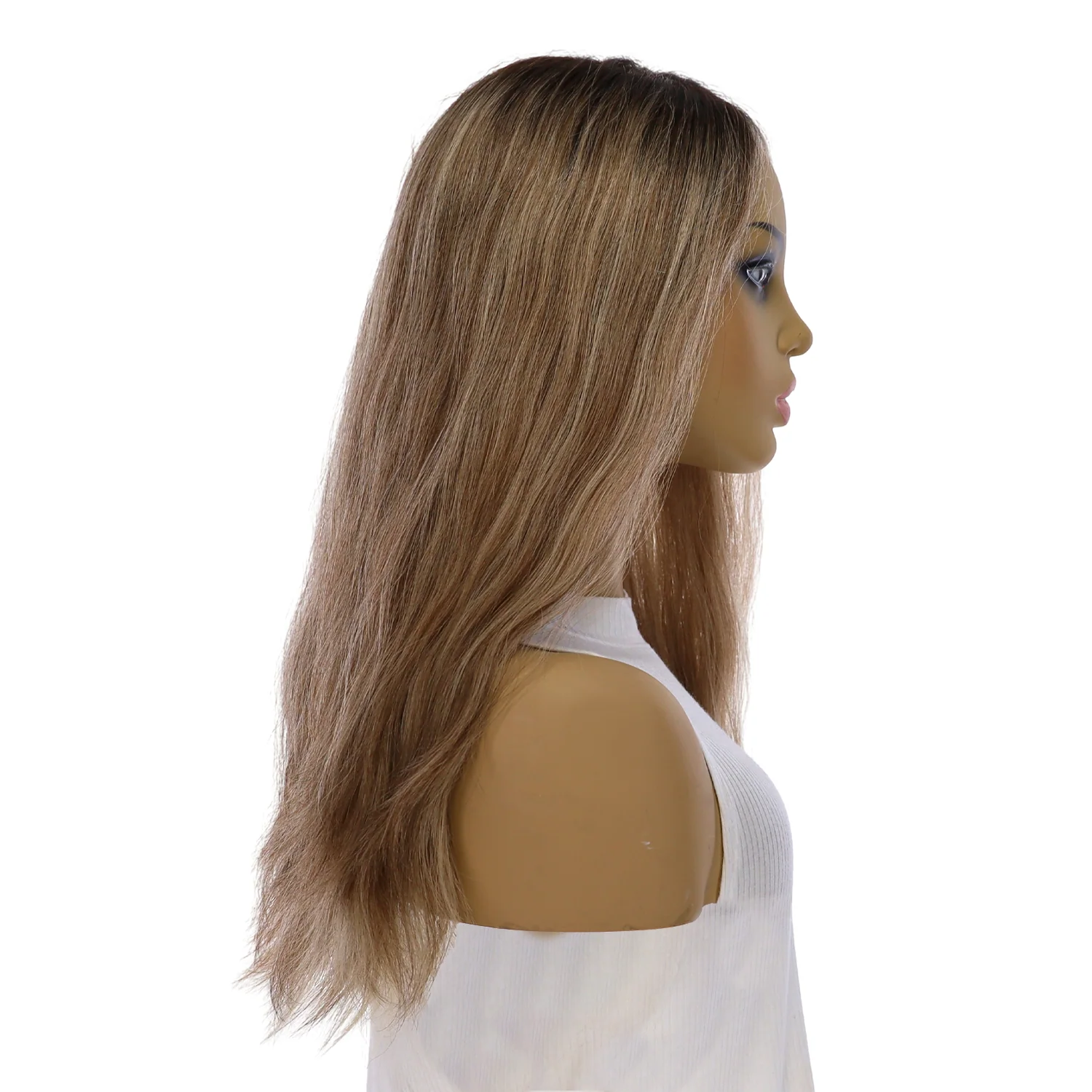 20" Divine Lace Top Topper Ashy Blonde w/ Highlights Wavy - Image 2