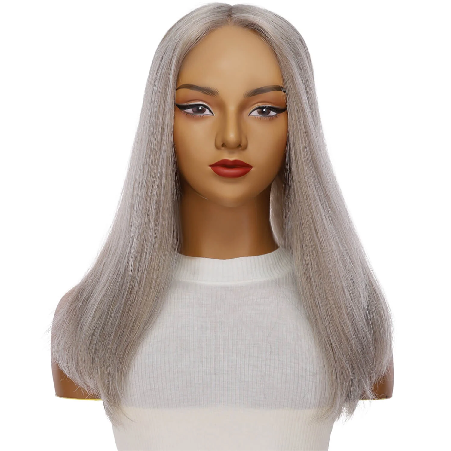 20" Divine Lace Top Topper Champagne Grey - Image 2