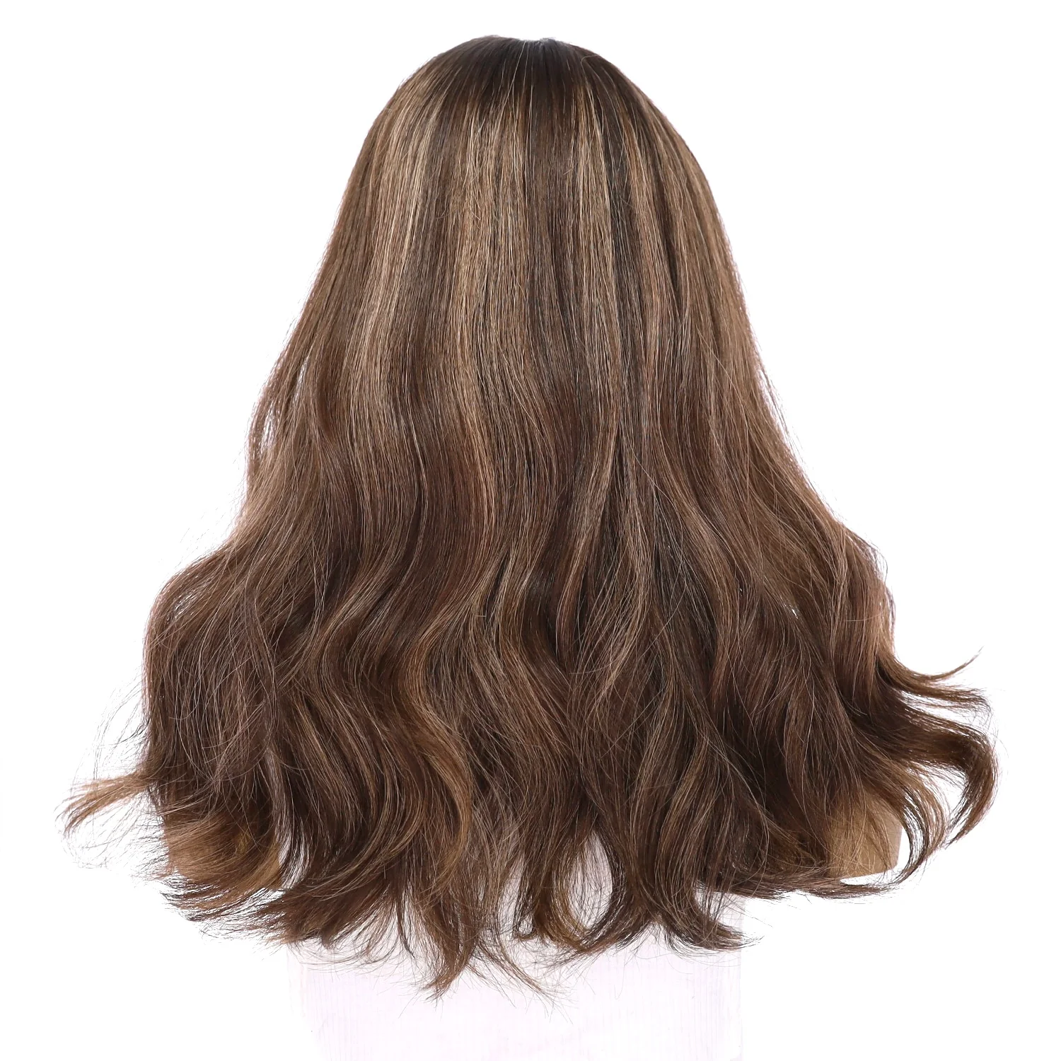 20" Divine Lace Top Topper Dark Brown w/ Highlights - Image 3