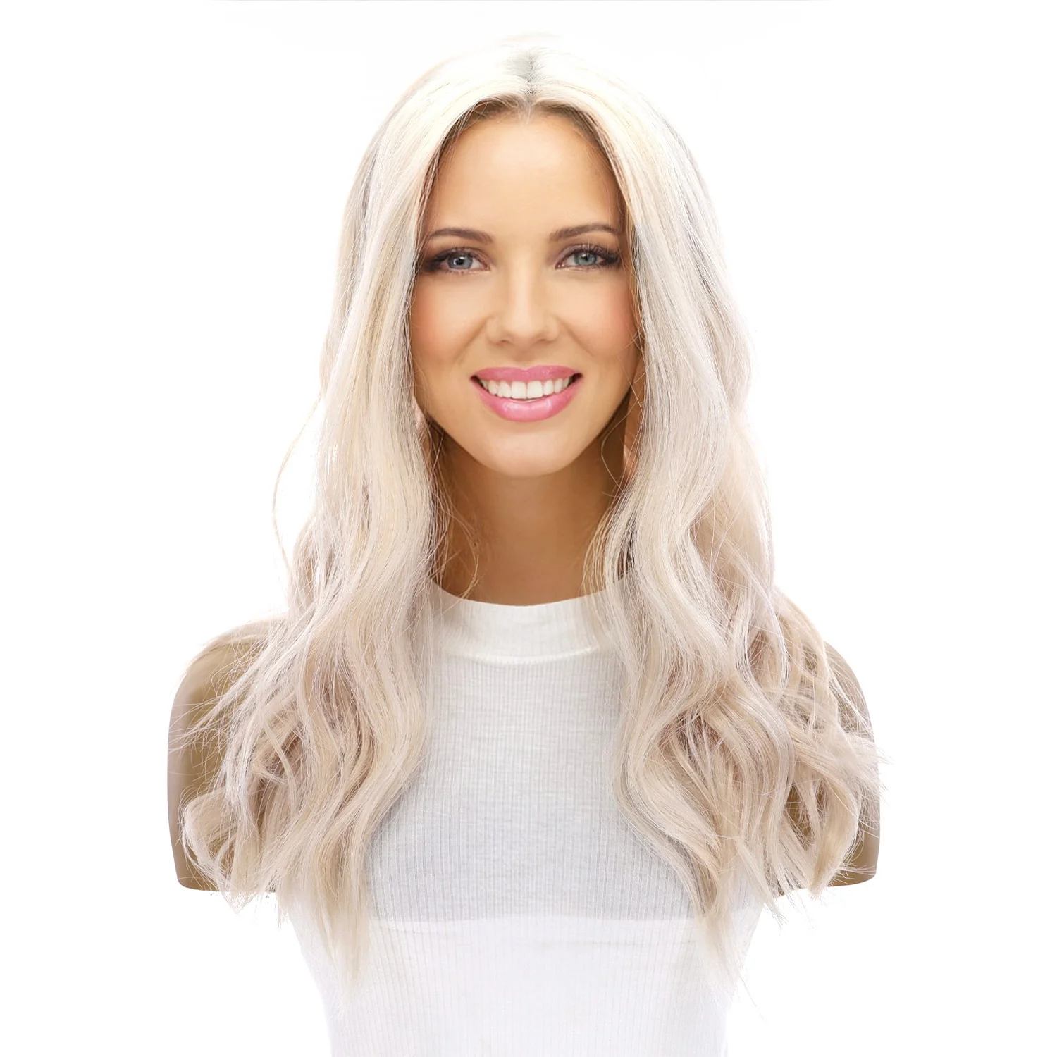 20" Divine Lace Top Topper Ice Blonde - Image 2